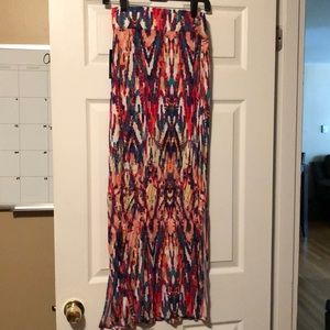 Colorful maxi skirt